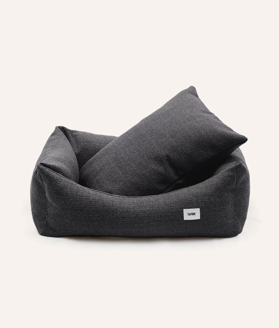 cafide-pets-sleep-snozy-hundebett-anthrazit-gr-m image 1