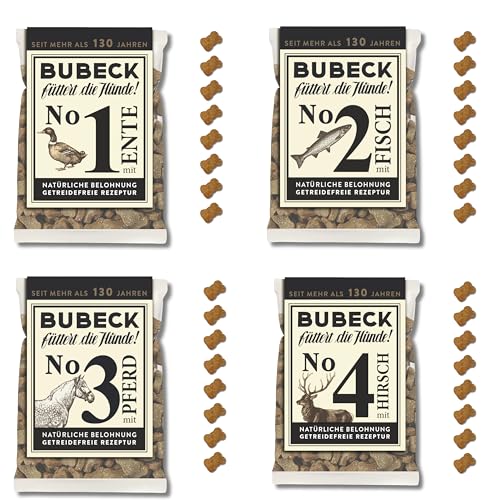 bubeck-hundekuchen-probierpaket-getreidefrei-4x210g-ente-fisch image 6