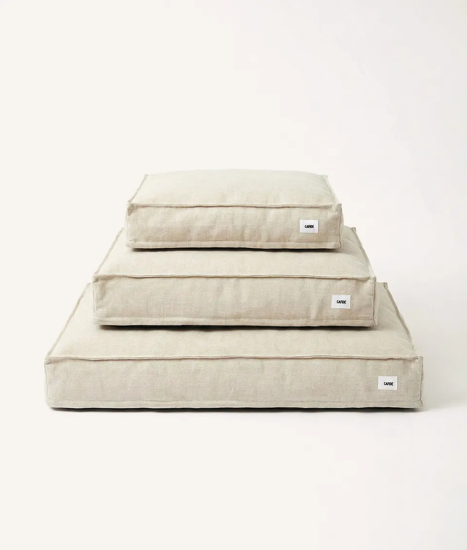 cafide-sleep-cuadra-hundebett-leinen-m-75x60-atmungsaktiv image 1