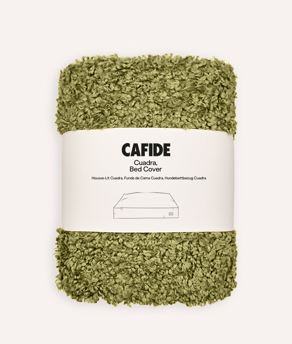 cafide-cuadra-hundebettbezug-gr-n-fleece-m-76x60 image 1